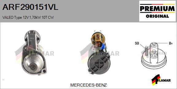 FLAMAR ARF290151VL - Starteris www.autospares.lv