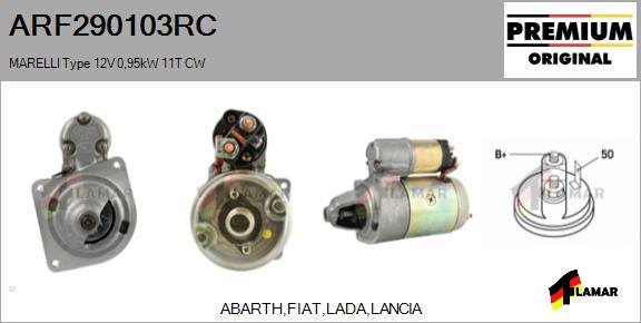 FLAMAR ARF290103RC - Стартер www.autospares.lv