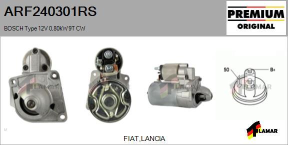 FLAMAR ARF240301RS - Starteris www.autospares.lv