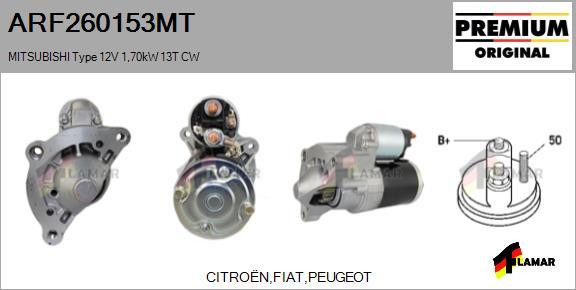 FLAMAR ARF260153MT - Стартер www.autospares.lv