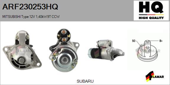 FLAMAR ARF230253HQ - Стартер www.autospares.lv