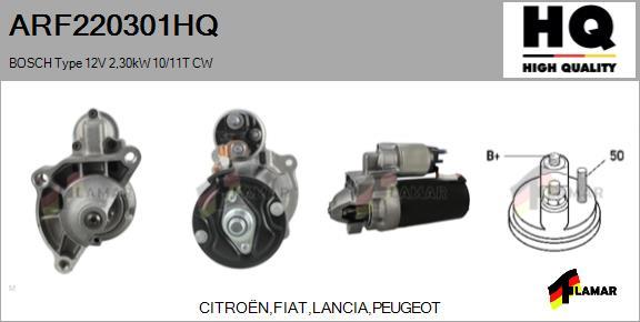 FLAMAR ARF220301HQ - Стартер www.autospares.lv