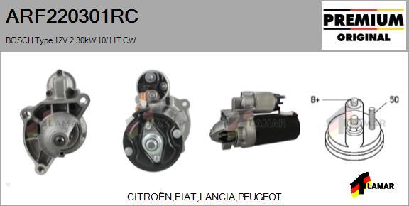 FLAMAR ARF220301RC - Стартер www.autospares.lv