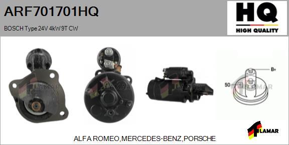 FLAMAR ARF701701HQ - Starteris autospares.lv