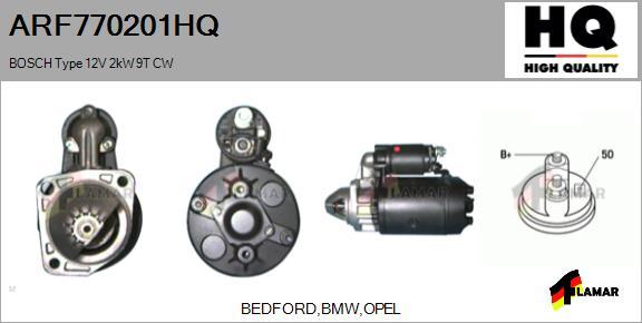 FLAMAR ARF770201HQ - Стартер www.autospares.lv