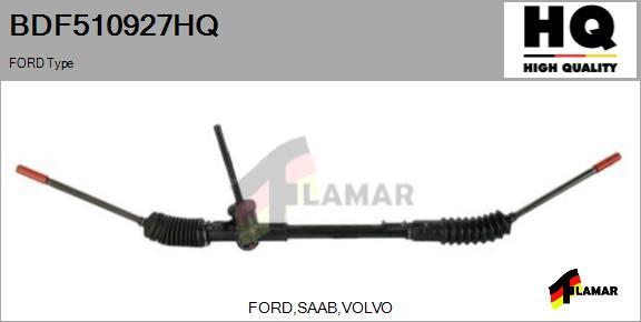 FLAMAR BDF510927HQ - Рулевой механизм, рейка www.autospares.lv