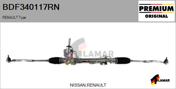 FLAMAR BDF340117RN - Stūres mehānisms autospares.lv