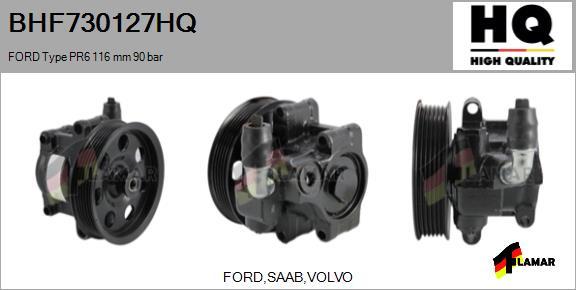 FLAMAR BHF730127HQ - Hydraulic Pump, steering system www.autospares.lv