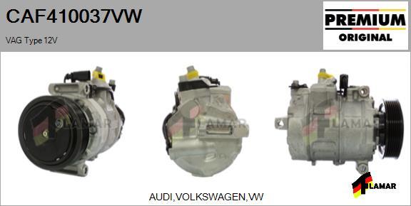 FLAMAR CAF410037VW - Compressor, air conditioning www.autospares.lv