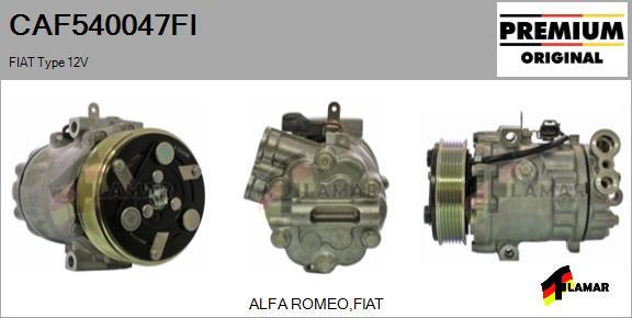 FLAMAR CAF540047FI - Kompresors, Gaisa kond. sistēma autospares.lv