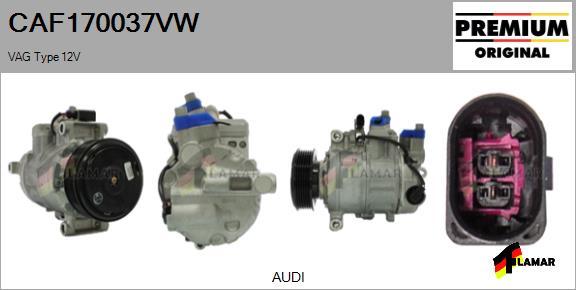 FLAMAR CAF170037VW - Compressor, air conditioning www.autospares.lv