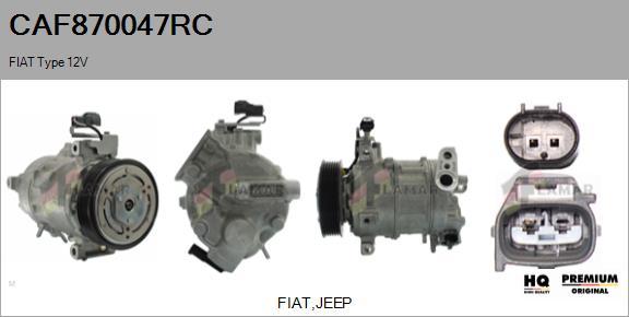 FLAMAR CAF870047RC - Kompresors, Gaisa kond. sistēma www.autospares.lv