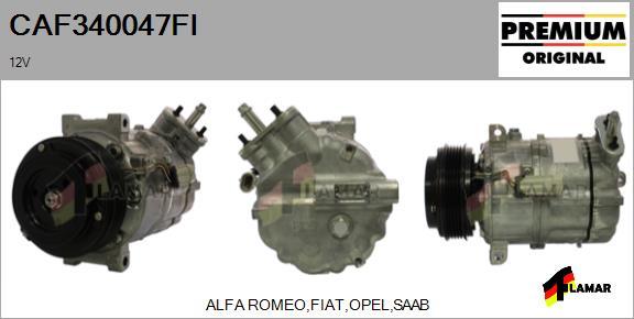 FLAMAR CAF340047FI - Kompresors, Gaisa kond. sistēma www.autospares.lv