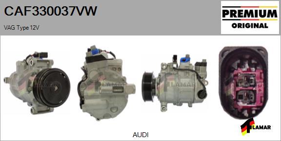 FLAMAR CAF330037VW - Compressor, air conditioning www.autospares.lv