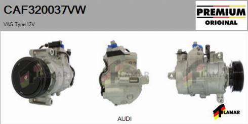 FLAMAR CAF320037VW - Compressor, air conditioning www.autospares.lv