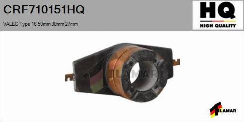 FLAMAR CRF710151HQ - Контактное кольцо, генератор www.autospares.lv