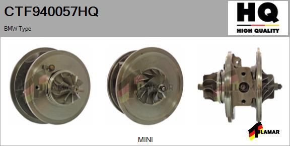 FLAMAR CTF940057HQ - Картридж турбины, группа корпуса компрессора www.autospares.lv