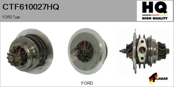 FLAMAR CTF610027HQ - Картридж турбины, группа корпуса компрессора www.autospares.lv