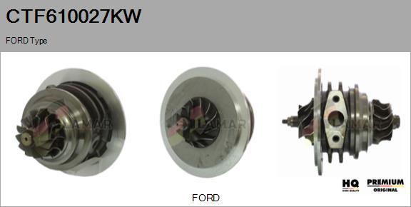 FLAMAR CTF610027KW - Картридж турбины, группа корпуса компрессора www.autospares.lv