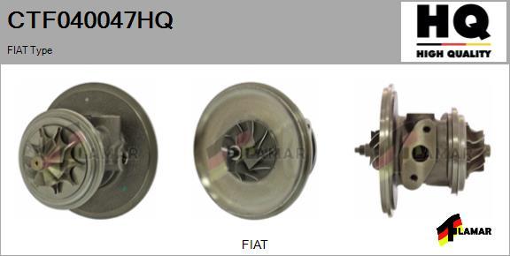 FLAMAR CTF040047HQ - Картридж турбины, группа корпуса компрессора www.autospares.lv