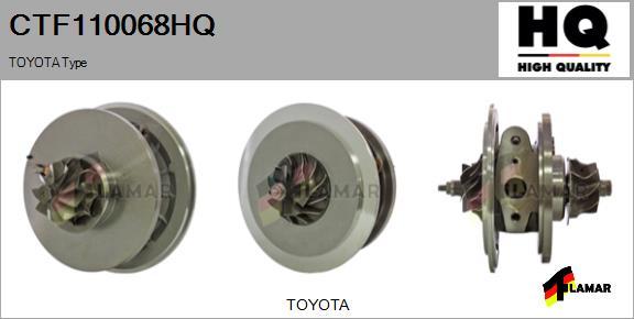 FLAMAR CTF110068HQ - Картридж турбины, группа корпуса компрессора www.autospares.lv