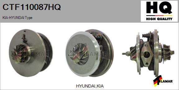 FLAMAR CTF110087HQ - Картридж турбины, группа корпуса компрессора www.autospares.lv