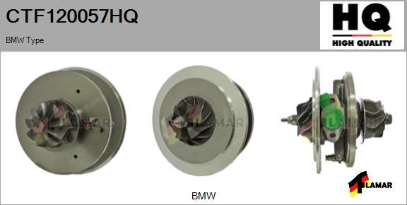 FLAMAR CTF120057HQ - Картридж турбины, группа корпуса компрессора www.autospares.lv