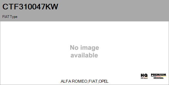 FLAMAR CTF310047KW - Картридж турбины, группа корпуса компрессора www.autospares.lv