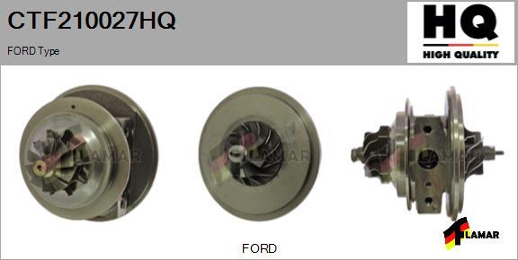 FLAMAR CTF210027HQ - Картридж турбины, группа корпуса компрессора www.autospares.lv