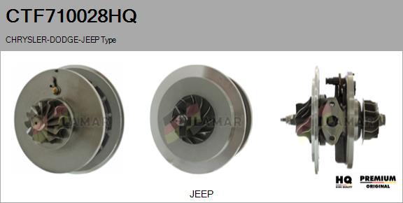 FLAMAR CTF710028HQ - Картридж турбины, группа корпуса компрессора www.autospares.lv