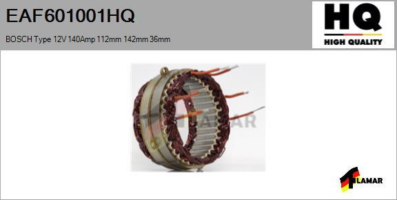 FLAMAR EAF601001HQ - Статор, генератор www.autospares.lv