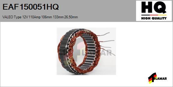 FLAMAR EAF150051HQ - Stators, Ģenerators www.autospares.lv