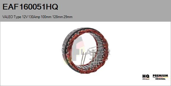 FLAMAR EAF160051HQ - Stator, alternator www.autospares.lv