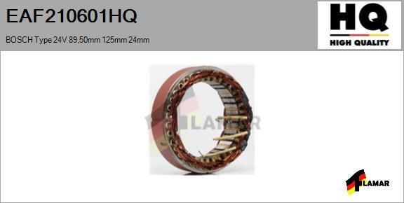 FLAMAR EAF210601HQ - Статор, генератор www.autospares.lv