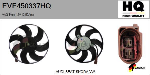 FLAMAR EVF450337HQ
 - Ventilators, Motora dzesēšanas sistēma www.autospares.lv