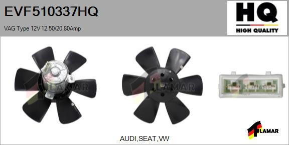 FLAMAR EVF510337HQ - Ventilators, Motora dzesēšanas sistēma autospares.lv