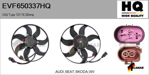 FLAMAR EVF650337HQ - Ventilators, Motora dzesēšanas sistēma www.autospares.lv