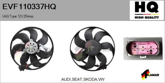 FLAMAR EVF110337HQ - Ventilators, Motora dzesēšanas sistēma www.autospares.lv