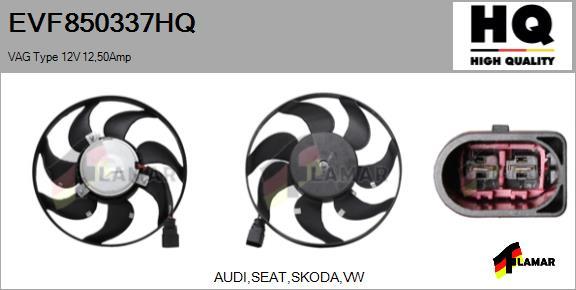 FLAMAR EVF850337HQ - Ventilators, Motora dzesēšanas sistēma www.autospares.lv