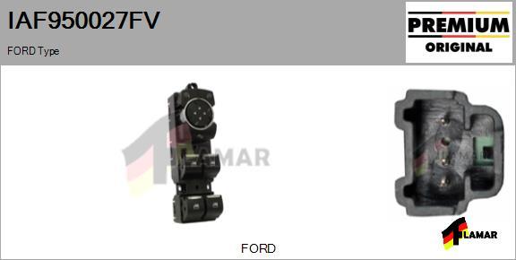 FLAMAR IAF950027FV - Выключатель, стеклоподъемник www.autospares.lv