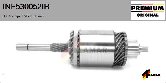 FLAMAR INF530052IR - Enkurs, Starteris autospares.lv