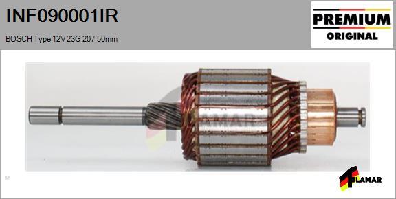 FLAMAR INF090001IR - Enkurs, Starteris www.autospares.lv