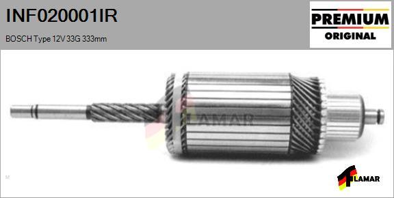 FLAMAR INF020001IR - Enkurs, Starteris www.autospares.lv