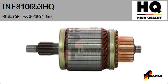 FLAMAR INF810653HQ - Якорь, стартер www.autospares.lv