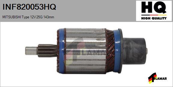 FLAMAR INF820053HQ - Armature, starter www.autospares.lv