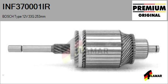 FLAMAR INF370001IR - Enkurs, Starteris autospares.lv