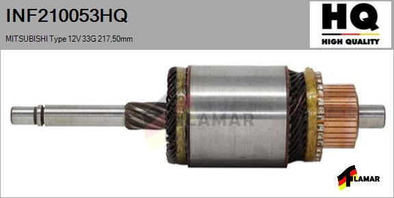 FLAMAR INF210053HQ - Armature, starter www.autospares.lv