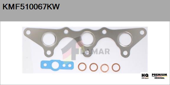 FLAMAR KMF510067KW - Установочный комплект, турбокомпрессор www.autospares.lv