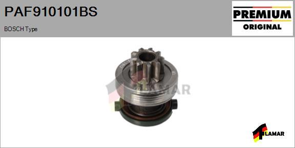 FLAMAR PAF910101BS - Pinion, bendix, starter www.autospares.lv