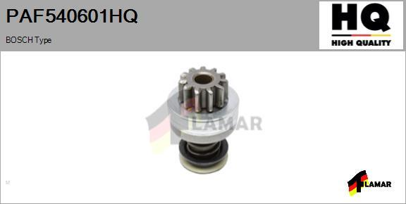 FLAMAR PAF540601HQ - Pinion, bendix, starter www.autospares.lv